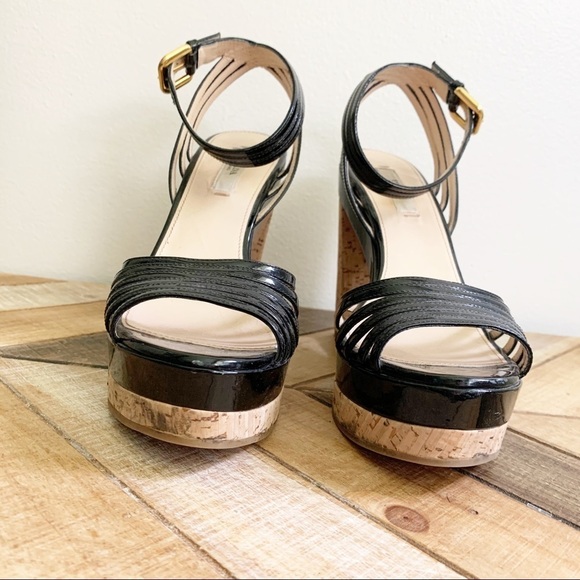 Prada Cut Out Wedges - Picture 3 of 16